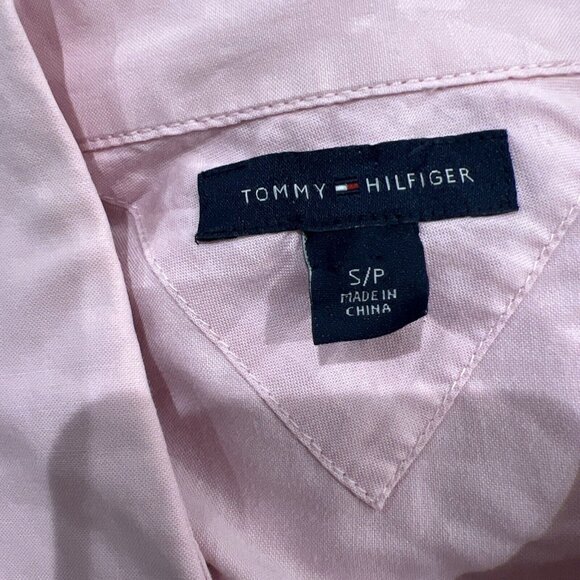 Tommy Hilfiger Womens Pink Button-Up Shirt S - Picture 6 of 11